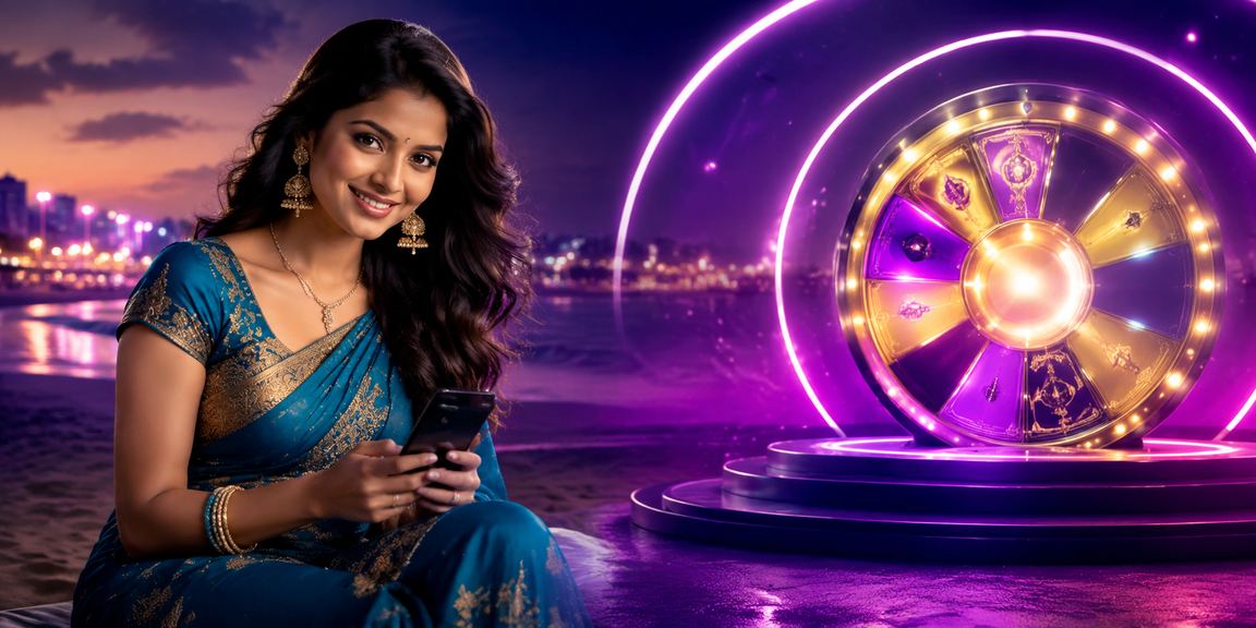 Roulette wheel in an Indian casino setting