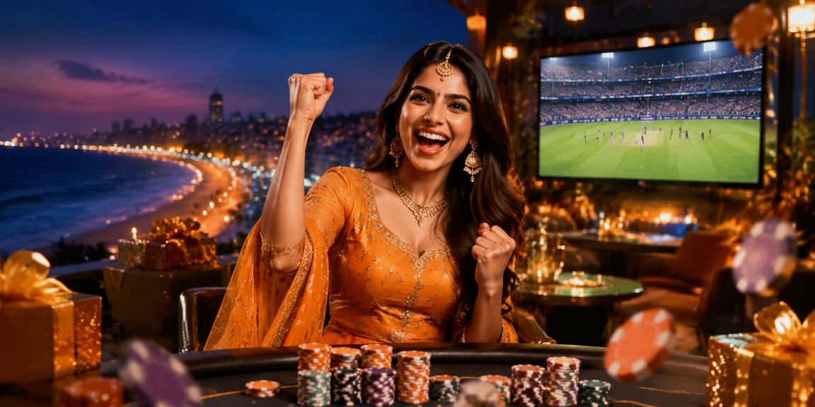 Crowd of enthusiastic cricket fans cheering in stadium